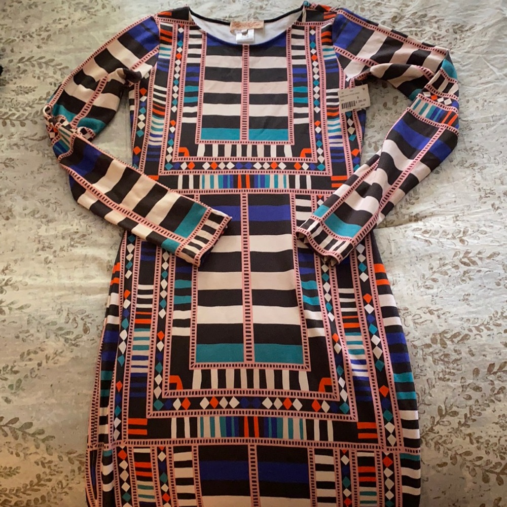 Mara Hoffman fitted dress knee length size small NEW WITH TAGS